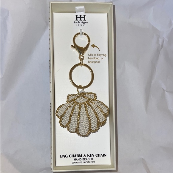 Haute Hippie Accessories - Haute Hippie | Beaded Seashell Bag Charm